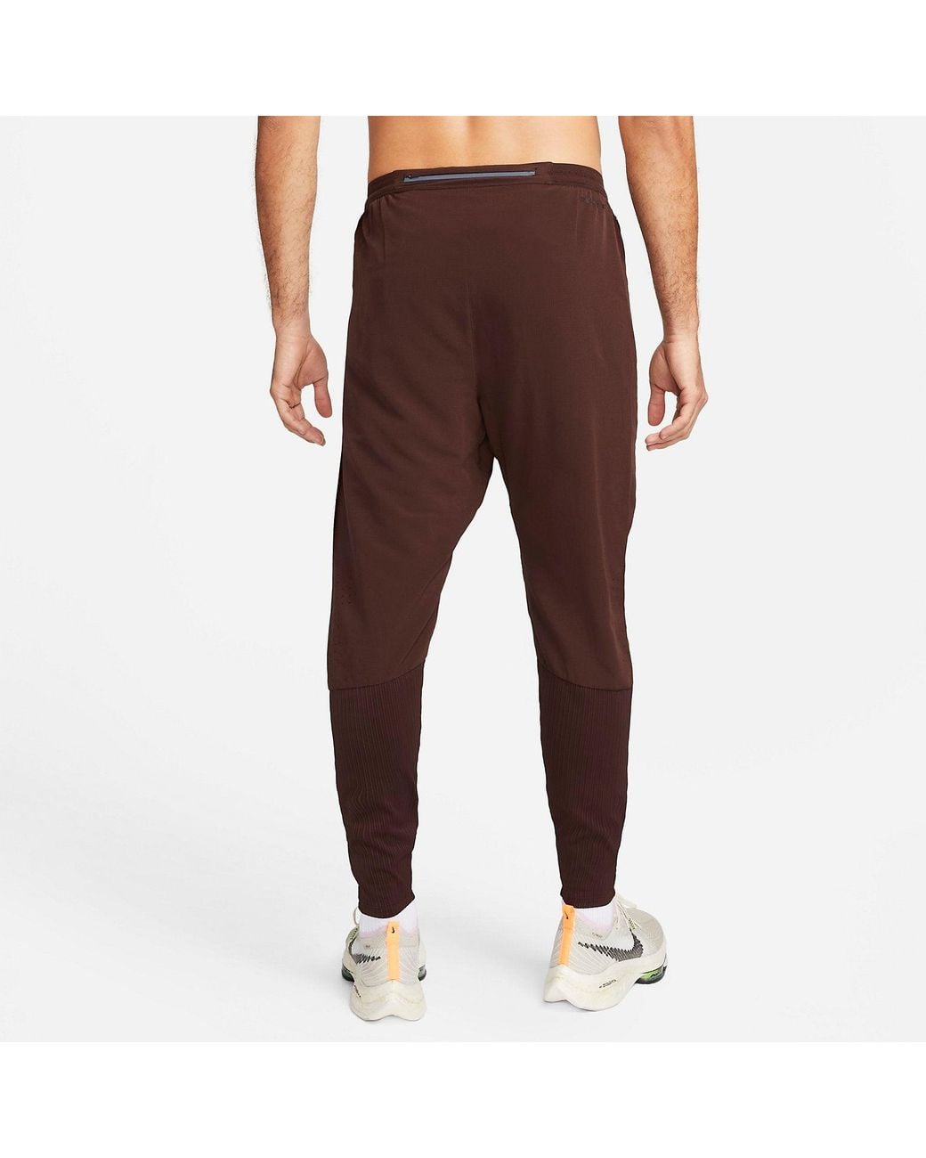 Nike Brown Dri-Fit Adv Aeroswift Racer Running Pants for men
