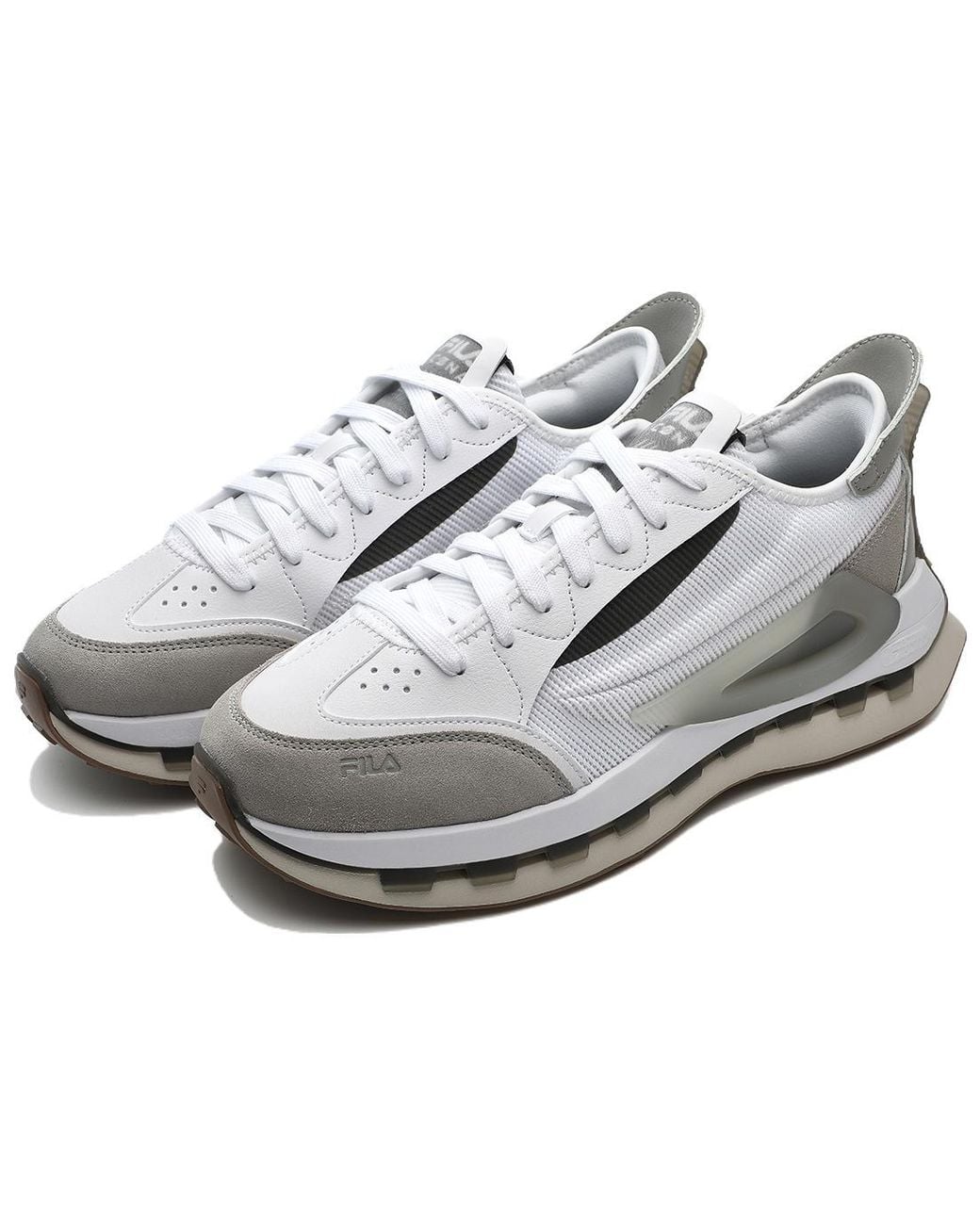 Fila White Km Athletic Shoes for men