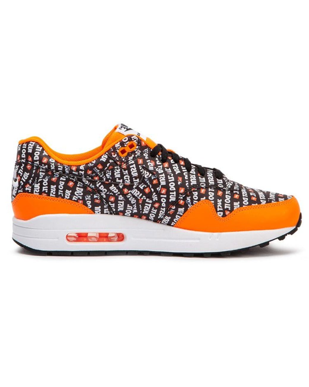 Nike Orange Air Max 1 'Just Do It' for men