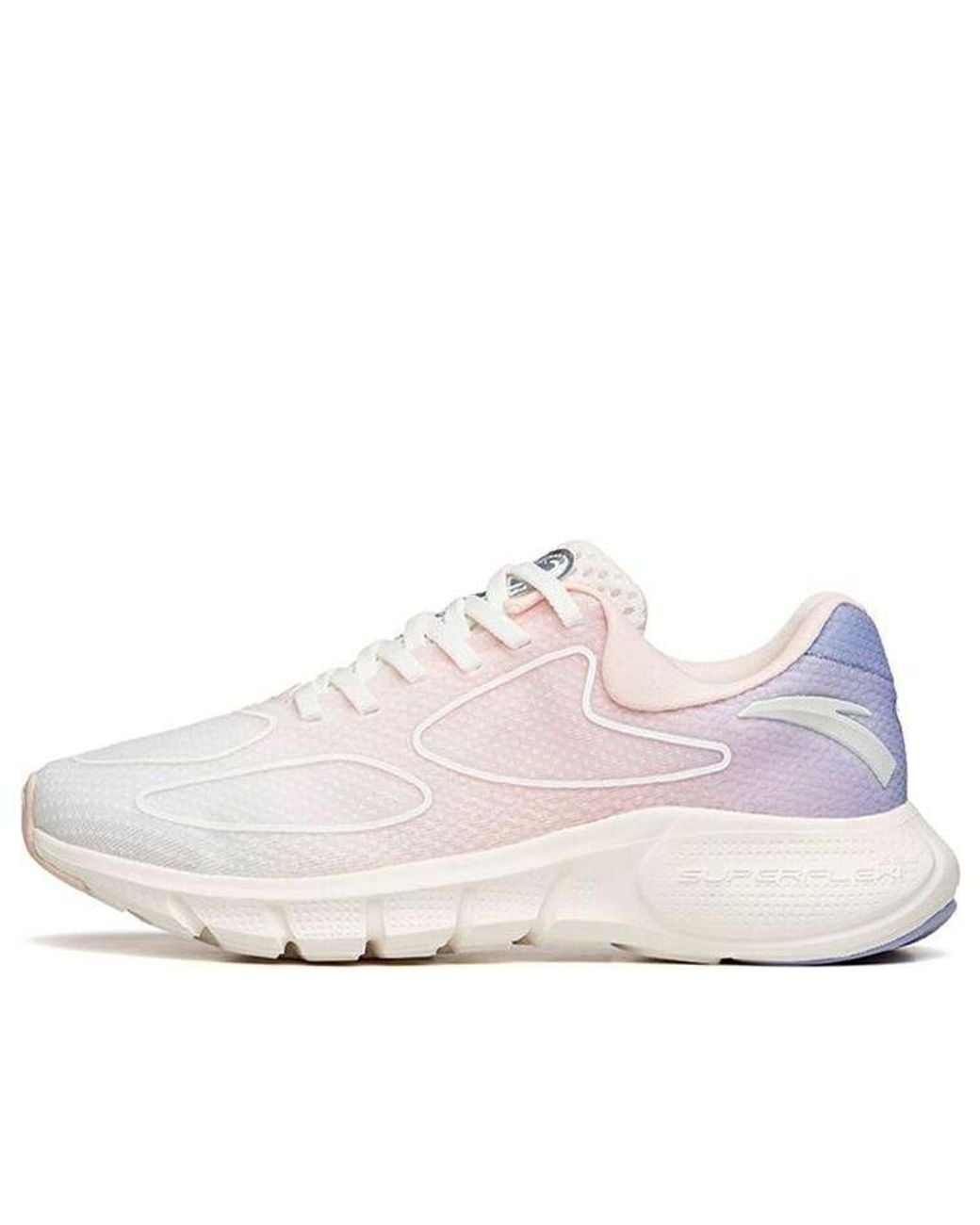 Anta Pink (Wmns) Running Series Low 'Ivory Breathable Mesh'