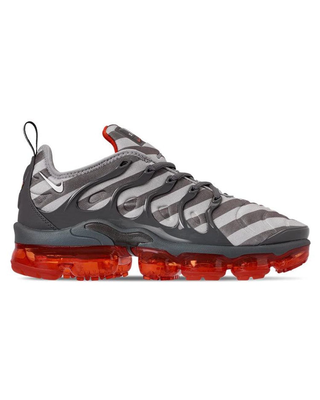 nike air vapormax grey and red
