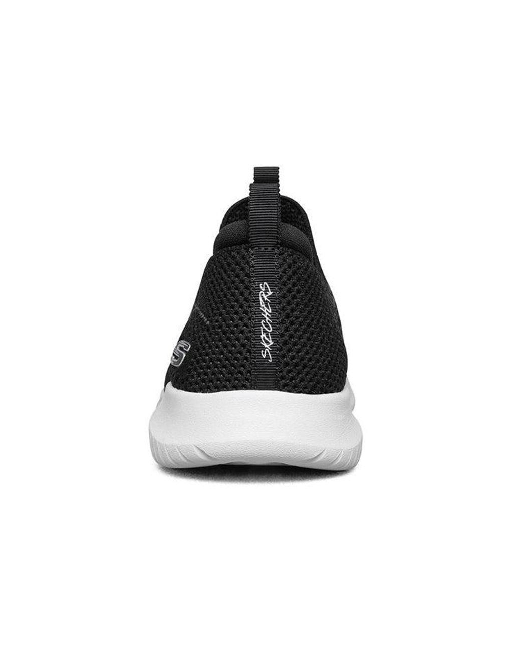 Skechers Black (Wmns) Ultra Flex Breathable Minimalistic Low Tops Athleisure Casual Sports Shoe