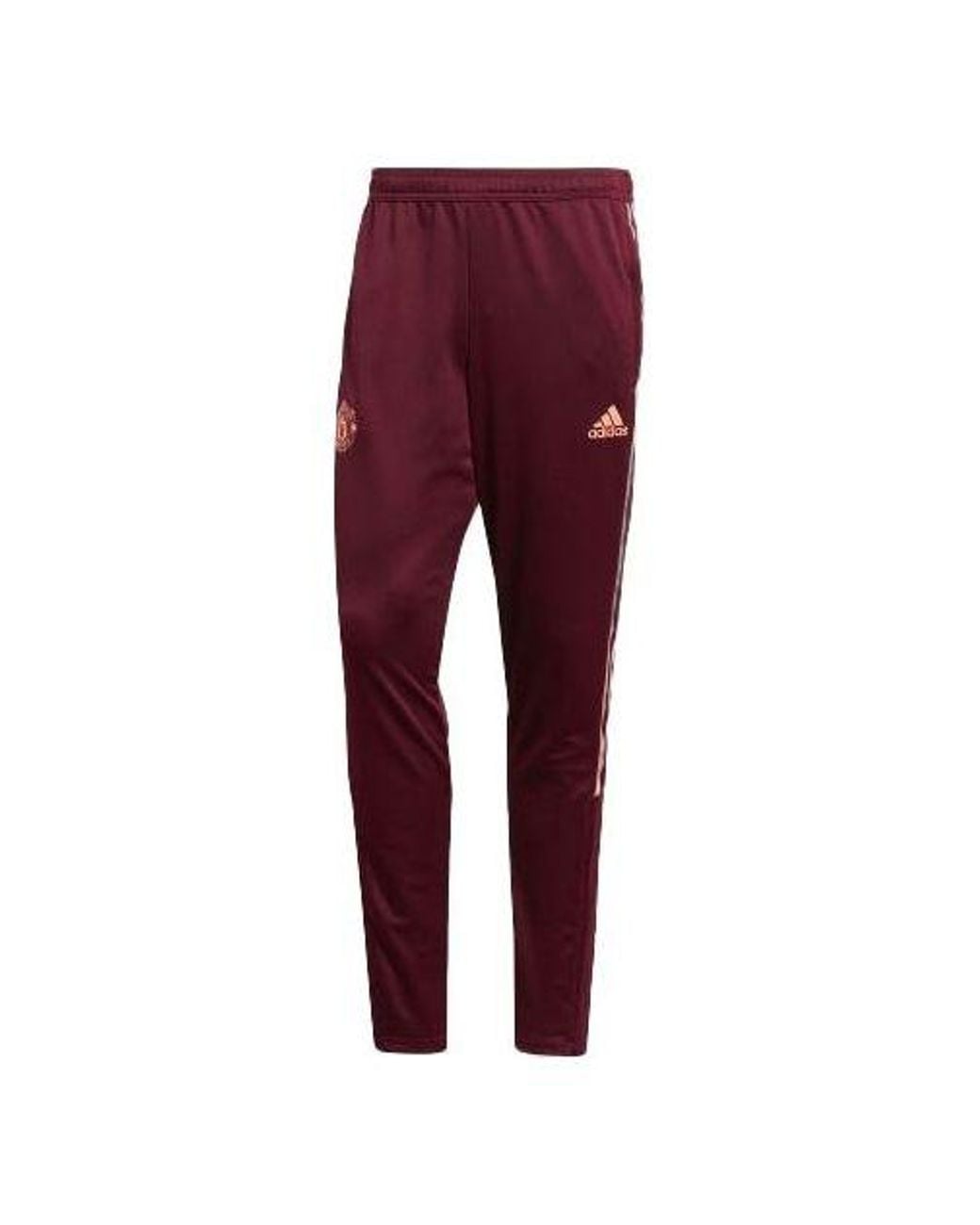 Adidas Red Mufc Travel Pnt Manchester United Soccer/Football Sports Long Pants for men