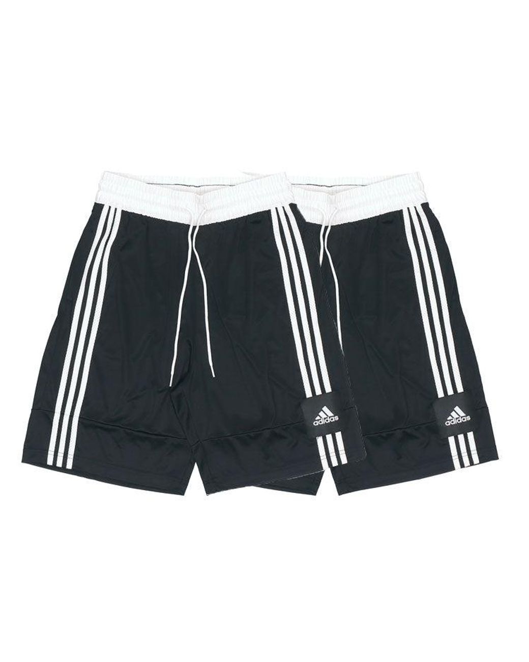 Adidas Black 3G Speed X Stripe Sports Short Pant for men