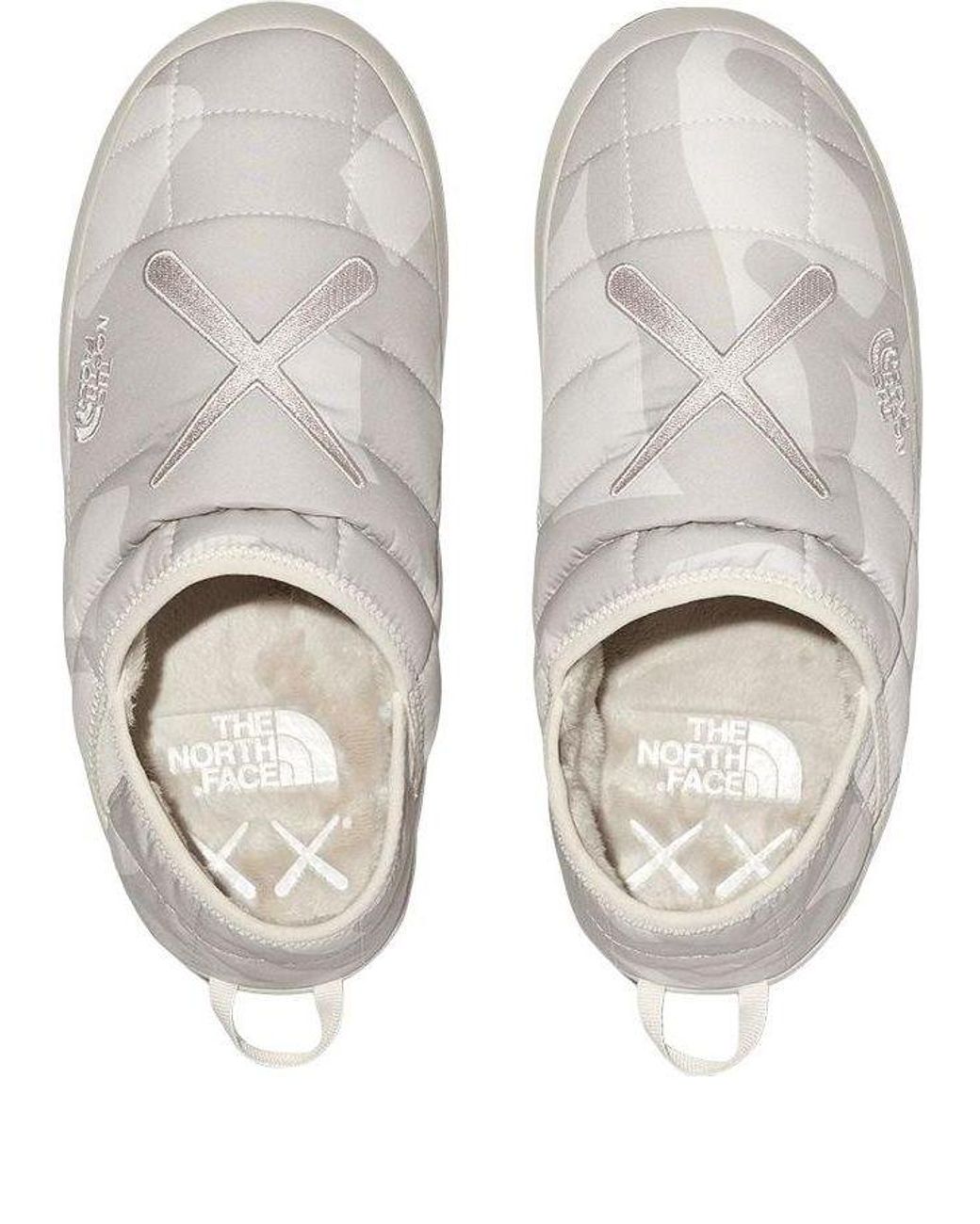 The North Face Black X Kaws Thermoball Traction 'Moonlight Ivory' for men