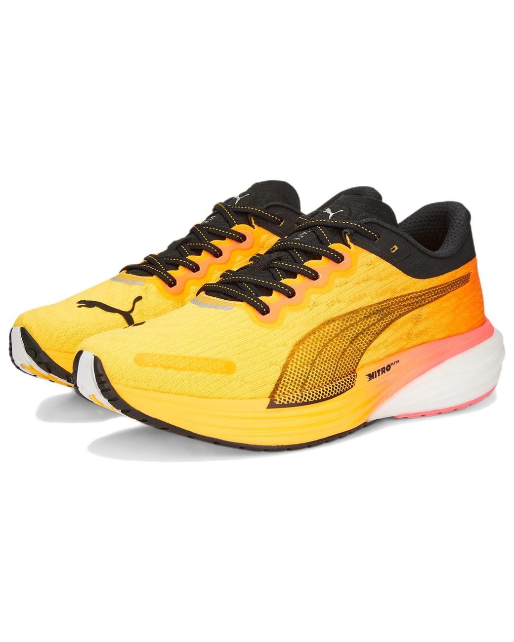 PUMA Yellow Deviate Nitro 2 'Sunset Glow Sun Stream' for men