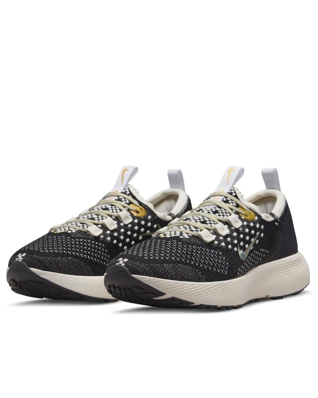 Nike Black (Wmns) React Escape Run Flyknit Metallic Vivid'