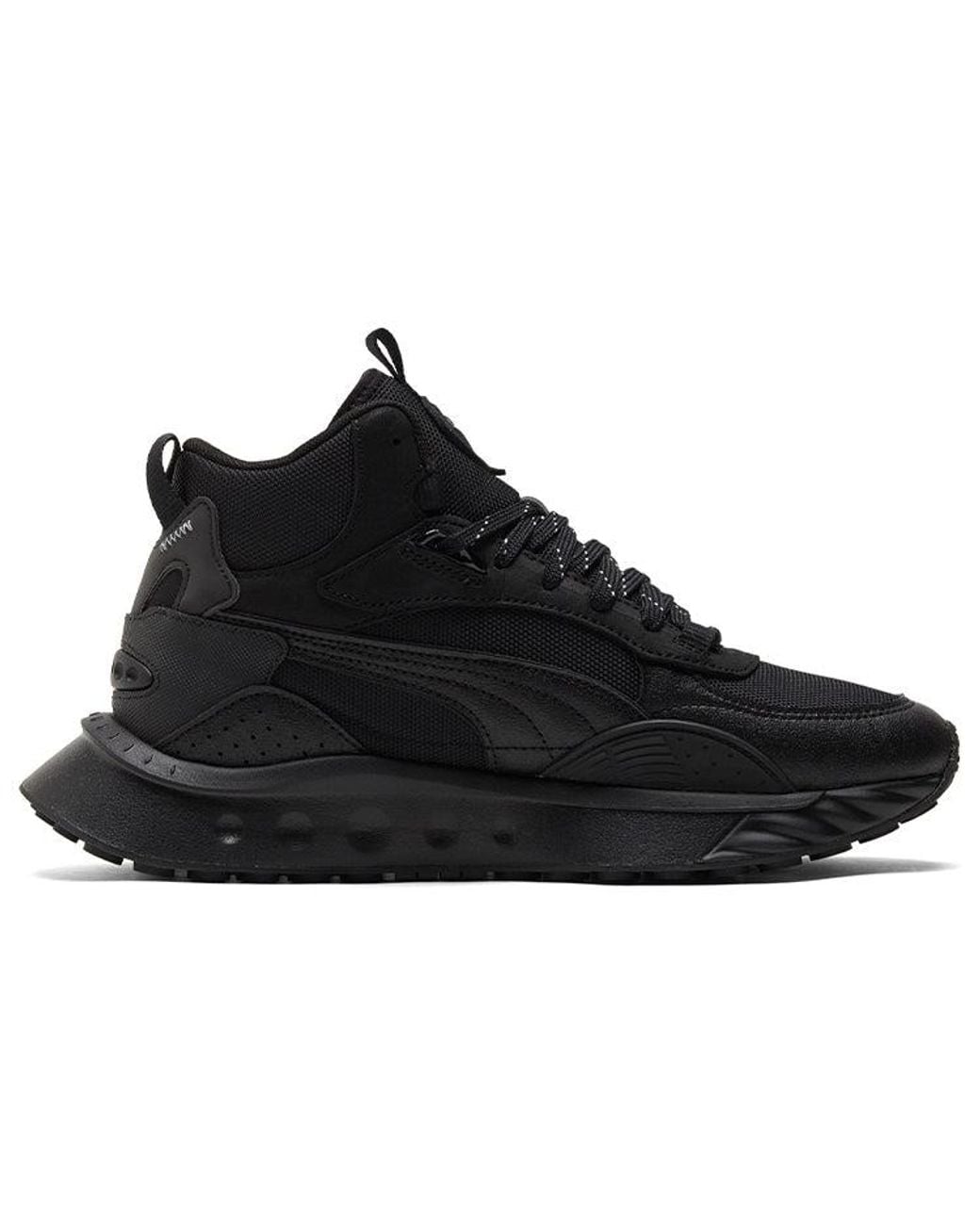 PUMA Black Wild Rider Mid Core Ws for men