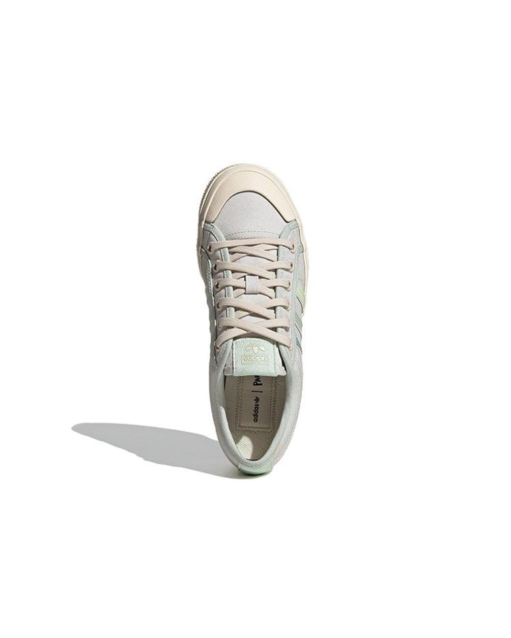 Adidas White Nizza Platform