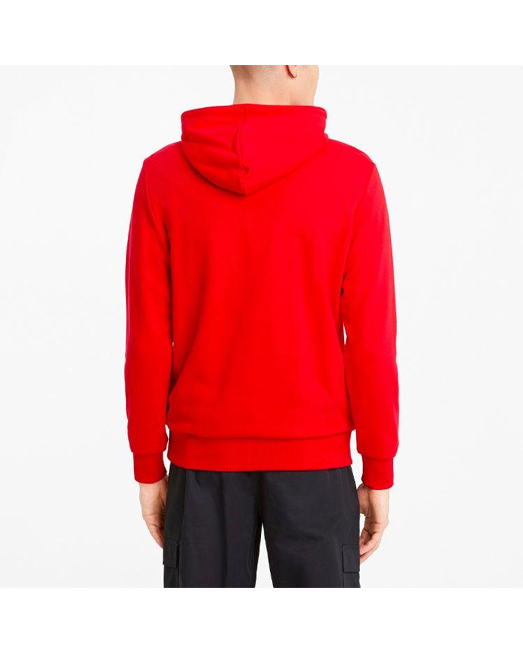 PUMA Red Essentials Fleece Hoodie for men