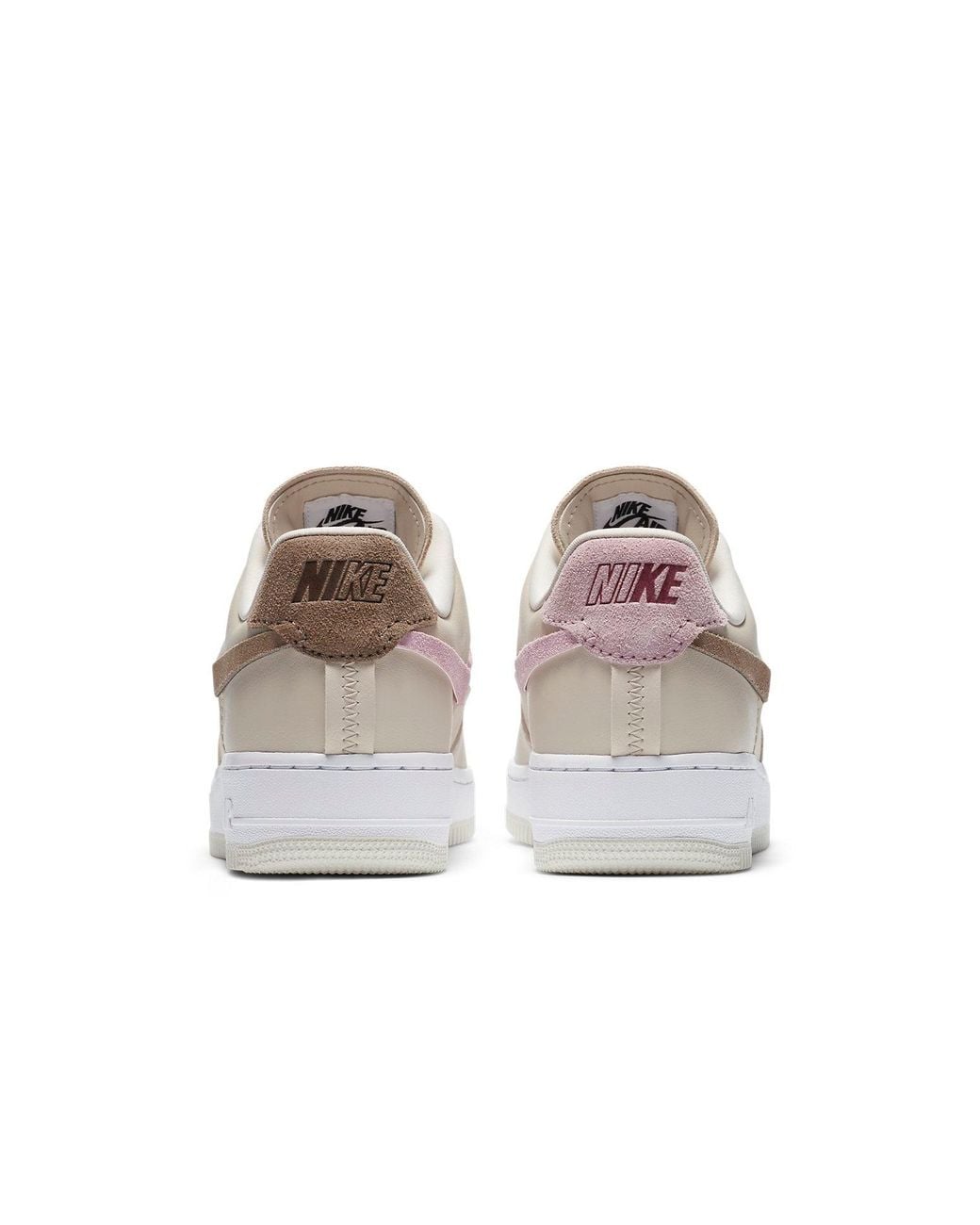 Nike White (Wmns) Air Force 1 Low Vandalized 'Light Orewood'