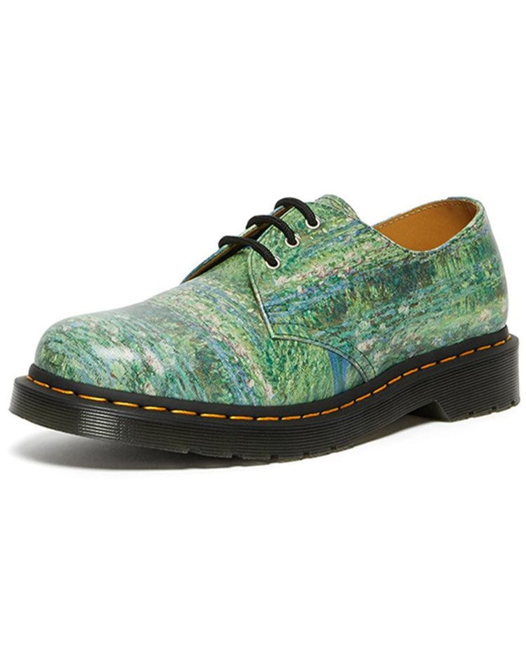 Dr. Martens Green The National Gallery 1461 Lily Pond Shoes for men