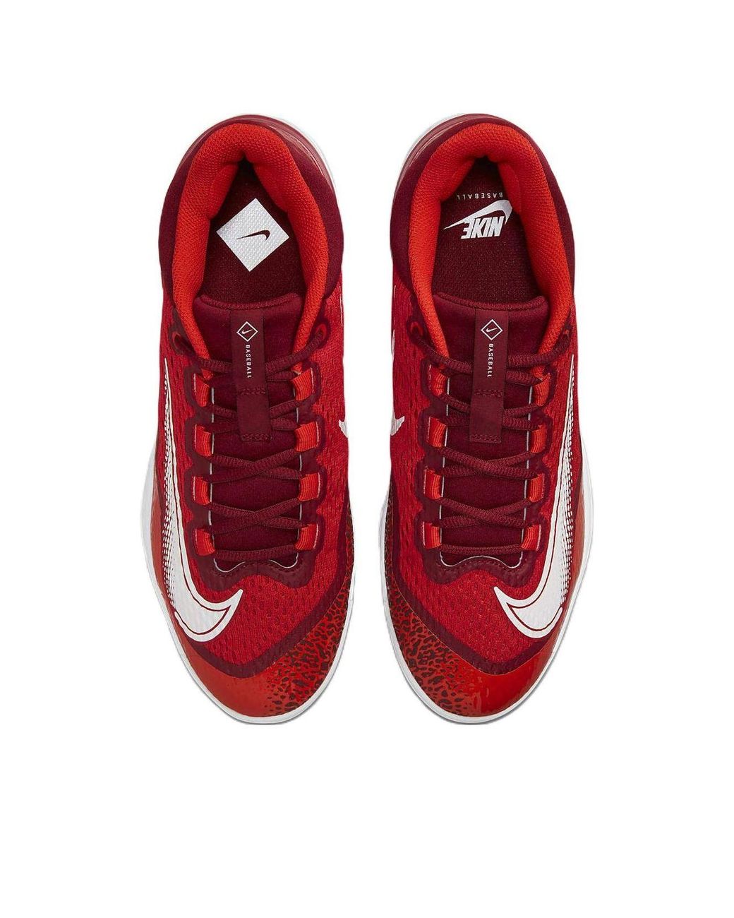 Nike Red Alpha Huarache Elite 4 Low 'University' for men