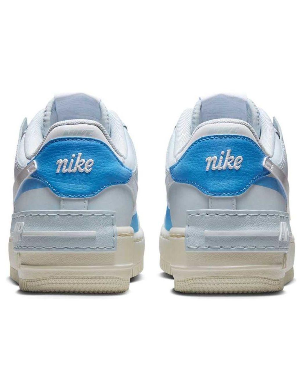 nike air force 1 shadow white blue