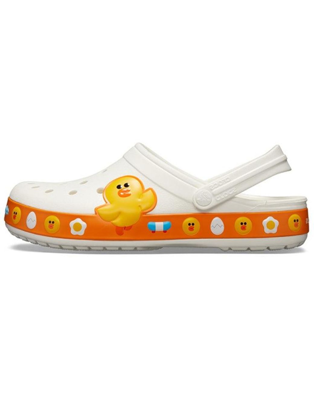CROCSTM Orange Classic Clog Line Friends Beach Sandals