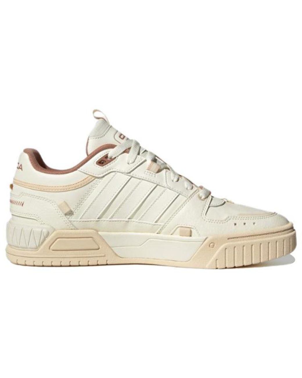 Adidas White Neo D-Pad 'Cream' for men