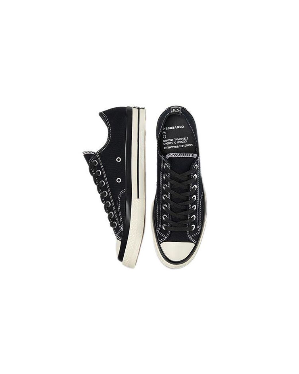 Converse Black Fragment Design X Moncler X Chuck 70 Low for men