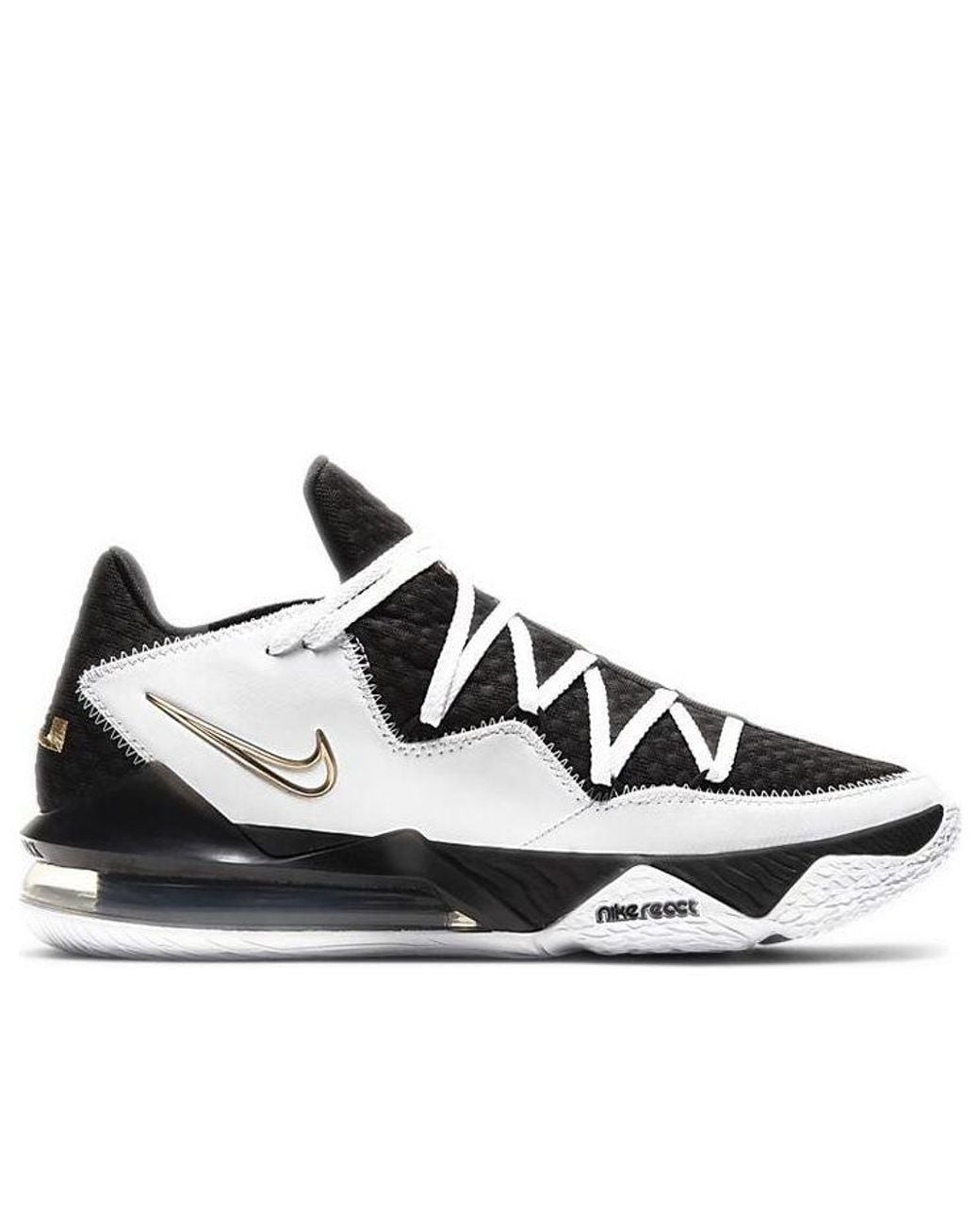 Nike Black Lebron 17 Low 'Metallic' for men