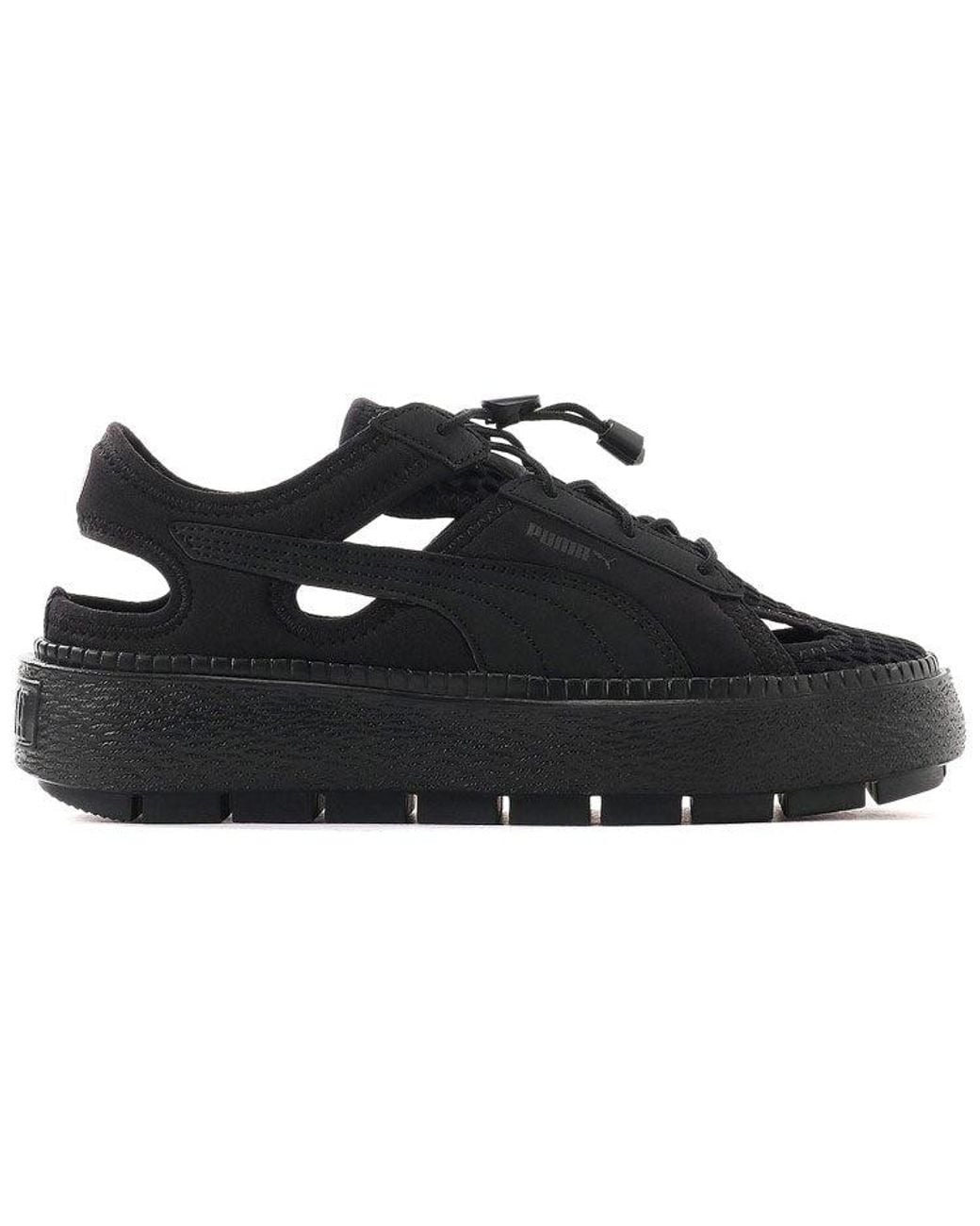 PUMA Black (Wmns) Basket Platform Trace Light Mule