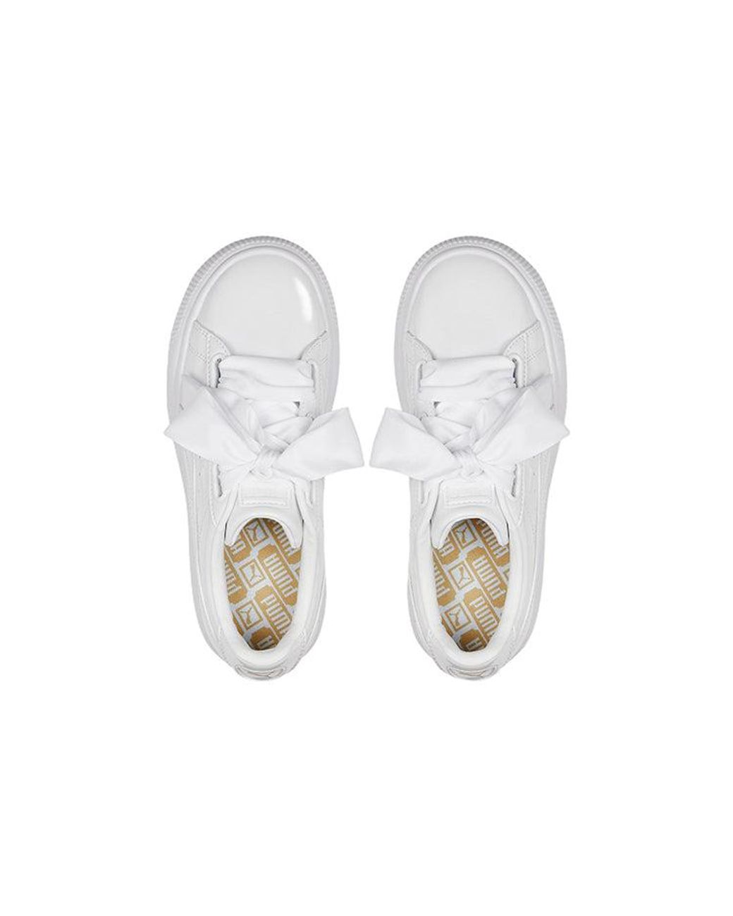 PUMA White (Wmns) Suede Mayu Heart Patent