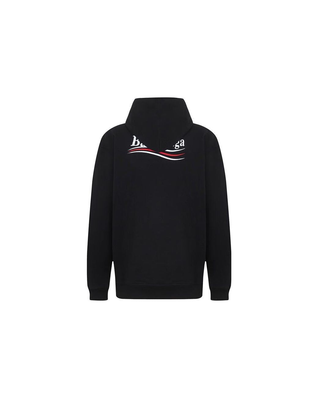 Balenciaga Black Political Campaign Hoodie Medium Fit for men