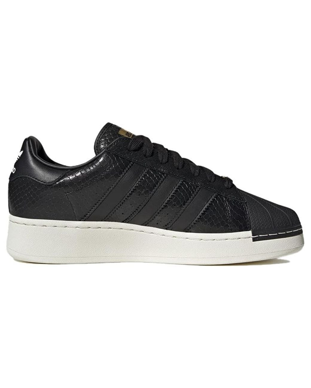 Adidas Black Originals Superstar Xlg Shoes 'Core Metallic' for men