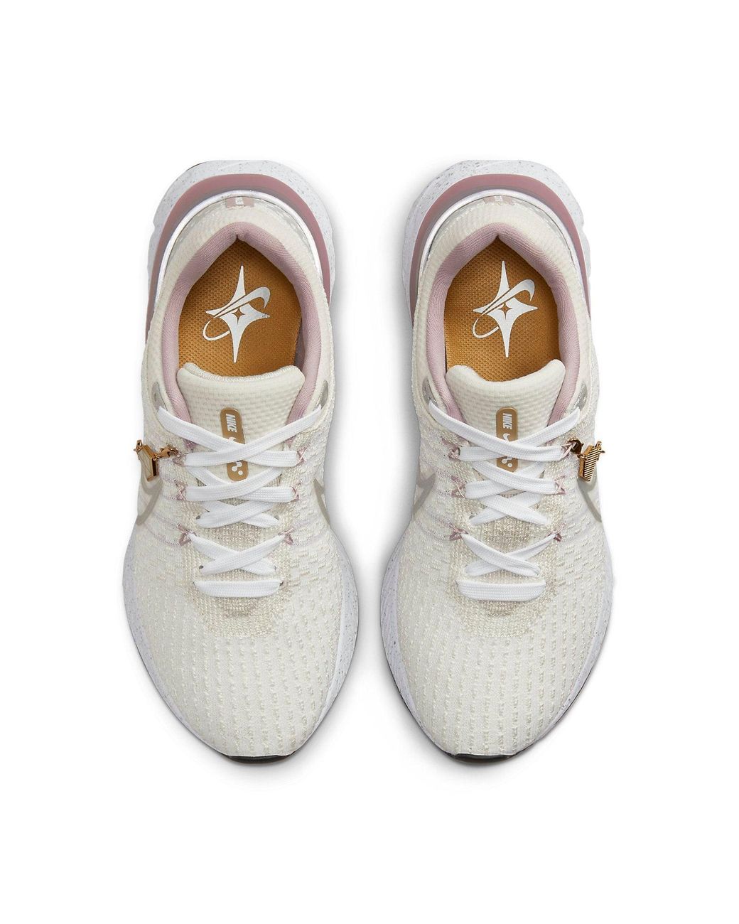 Nike White (Wmns) React Infinity Run Flyknit 3 'Bling'