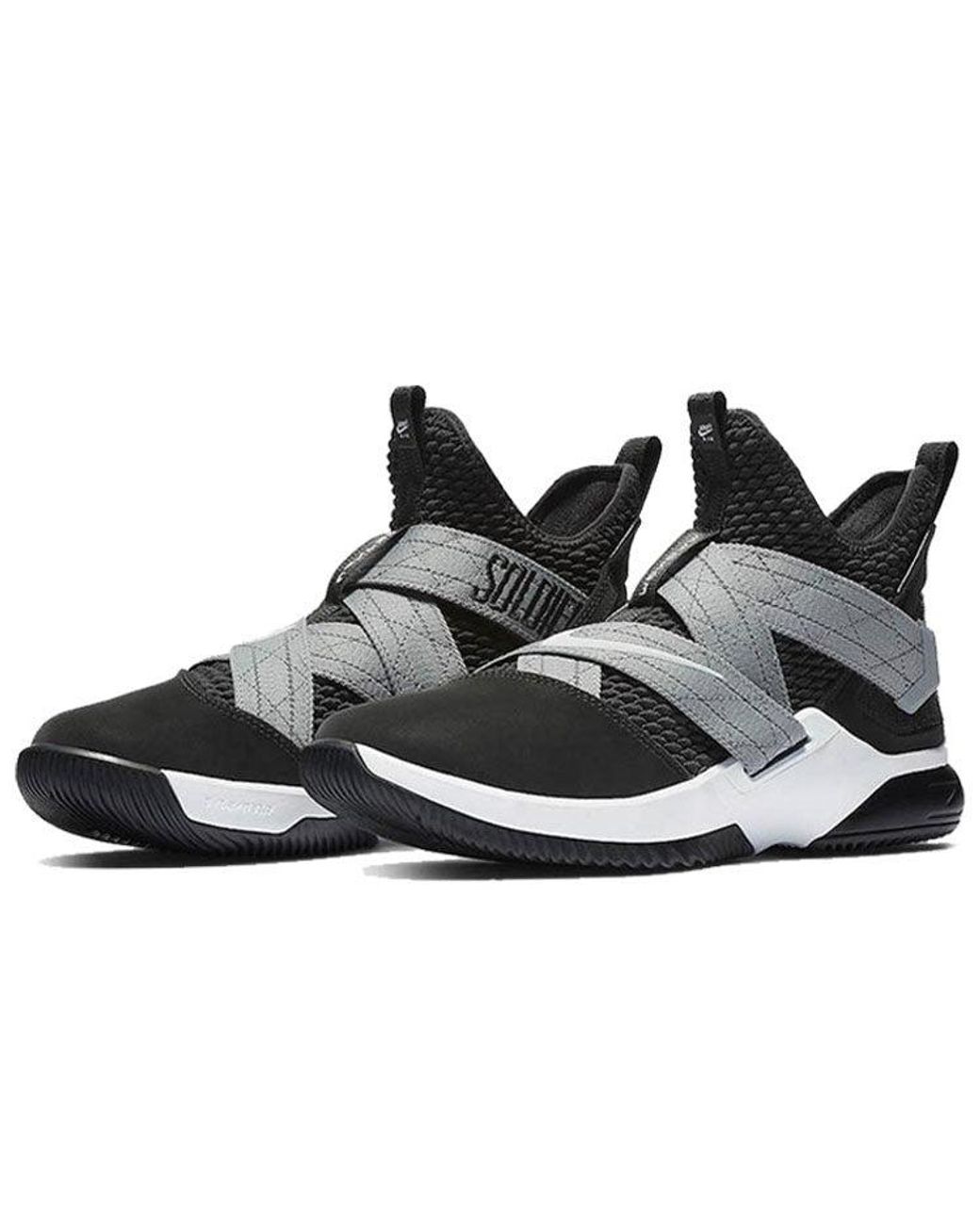 Nike Black Lebron Soldier 12 'Air Raid' for men