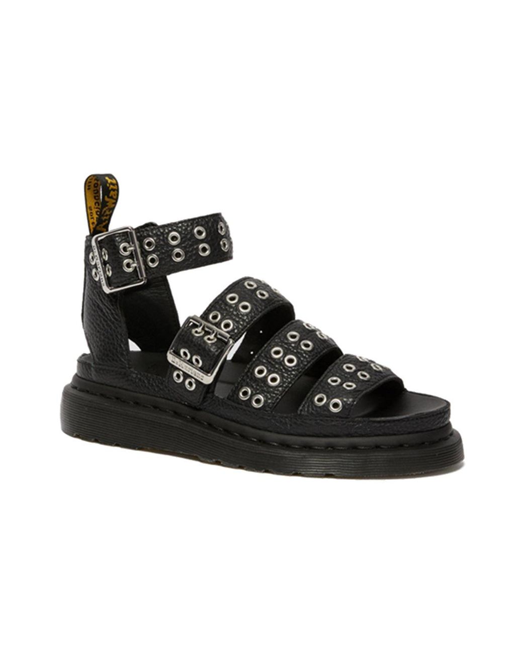 Dr. Martens Black (Wmns) Lightweight Sponge Cake Bottom Sandals