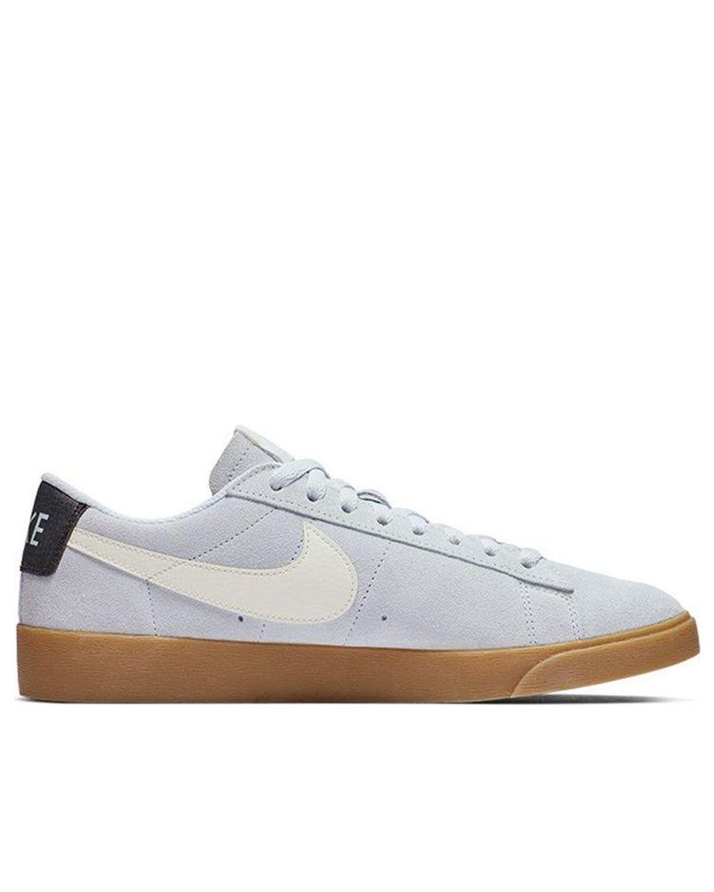 Nike White (Wmns) Blazer Low Sd 'Half'