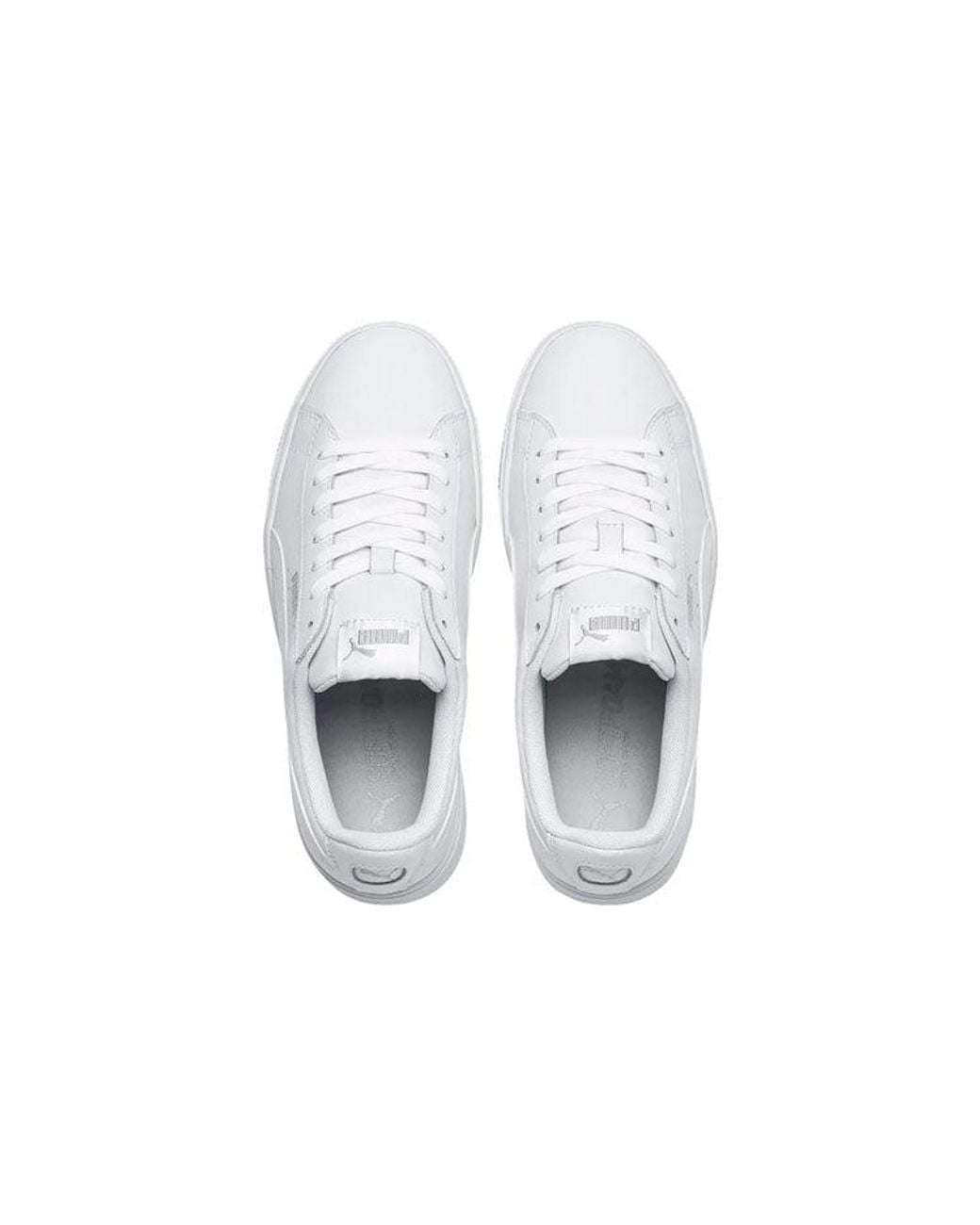 PUMA White (Wmns) Vikky Stacked L