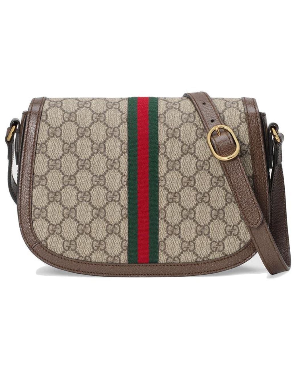 Gucci Natural (Wmns) Ophidia Gg Canvas Shoulder Bag