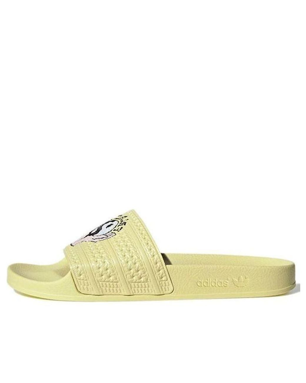 Adidas Yellow Palace X Slides 'Wellness' for men