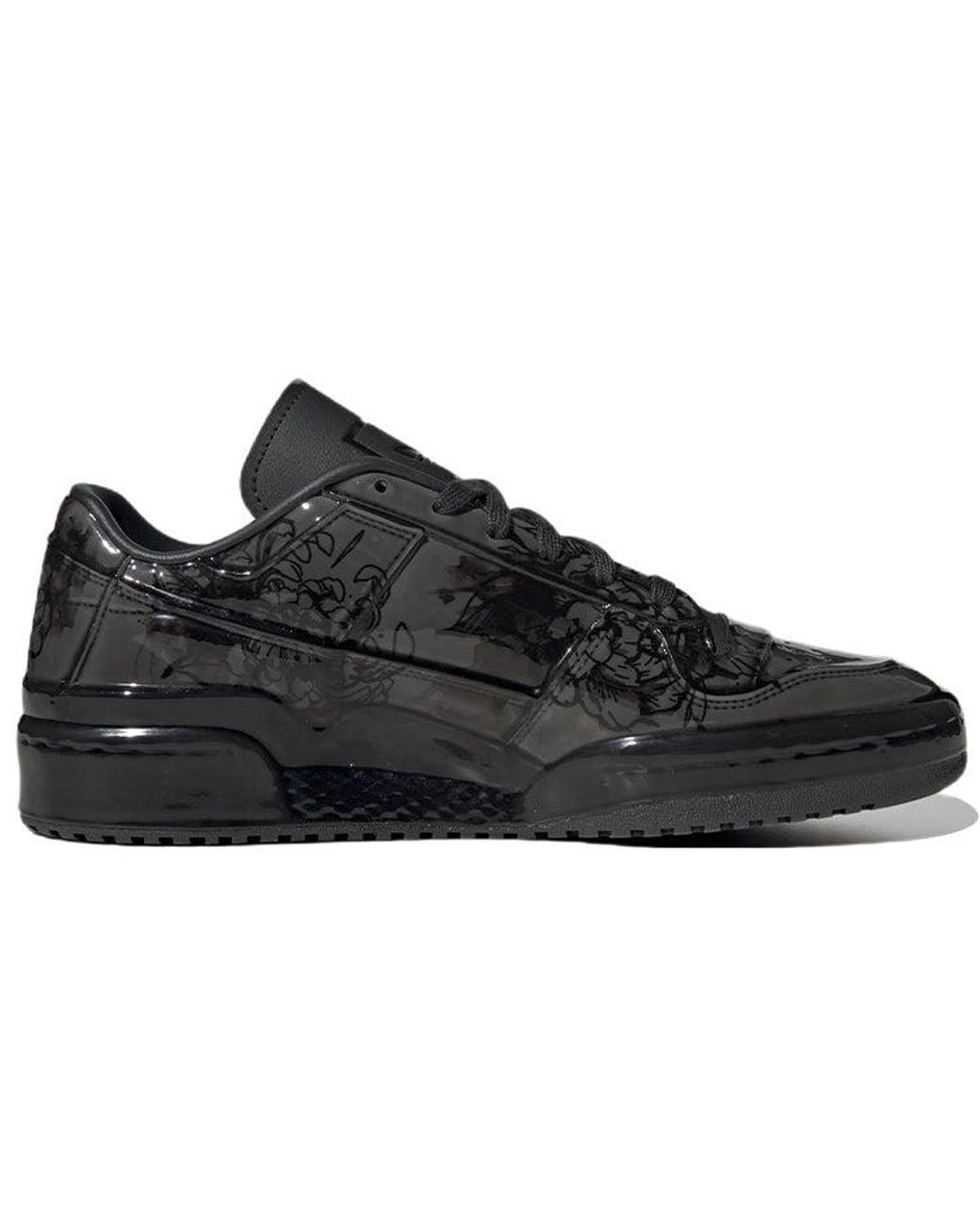 Adidas Black Forum Low 'Chinese Porcelain' for men