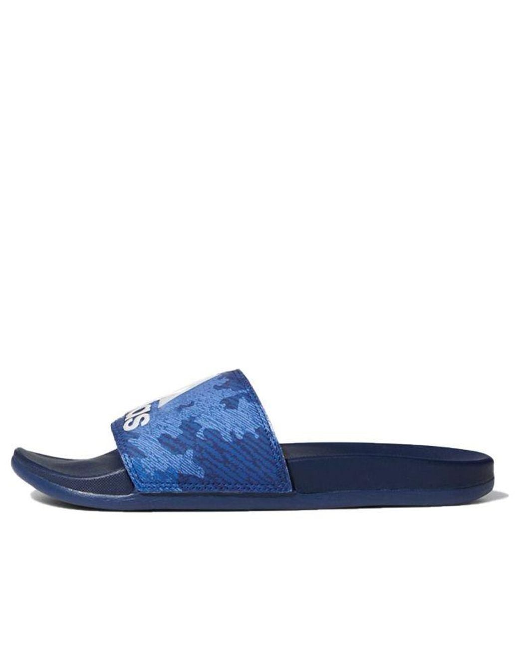 Adidas Blue Adilette Comfort Slides Slipper for men
