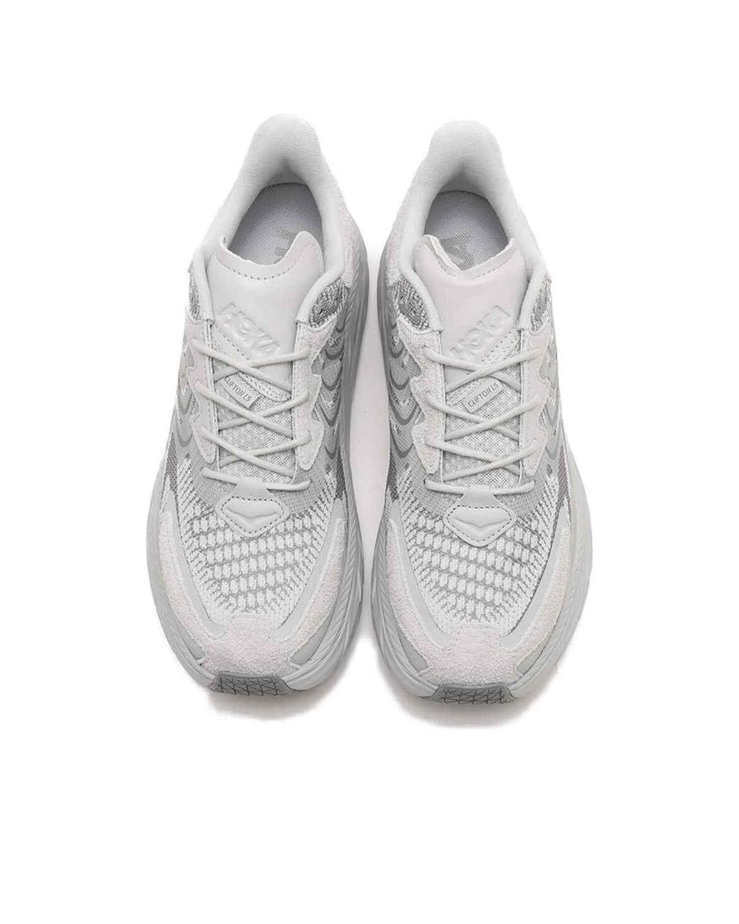 Hoka One One Gray Clifton Ls 'Galactic' for men