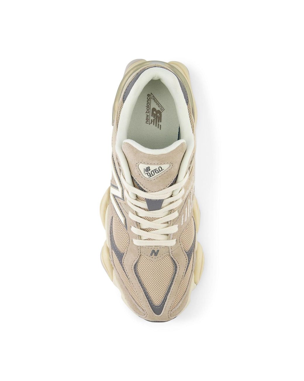 New Balance White 9060 'Driftwood Castlerock' for men