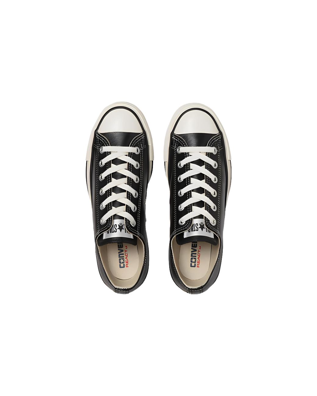 Converse Black All Star Leather Ox for men