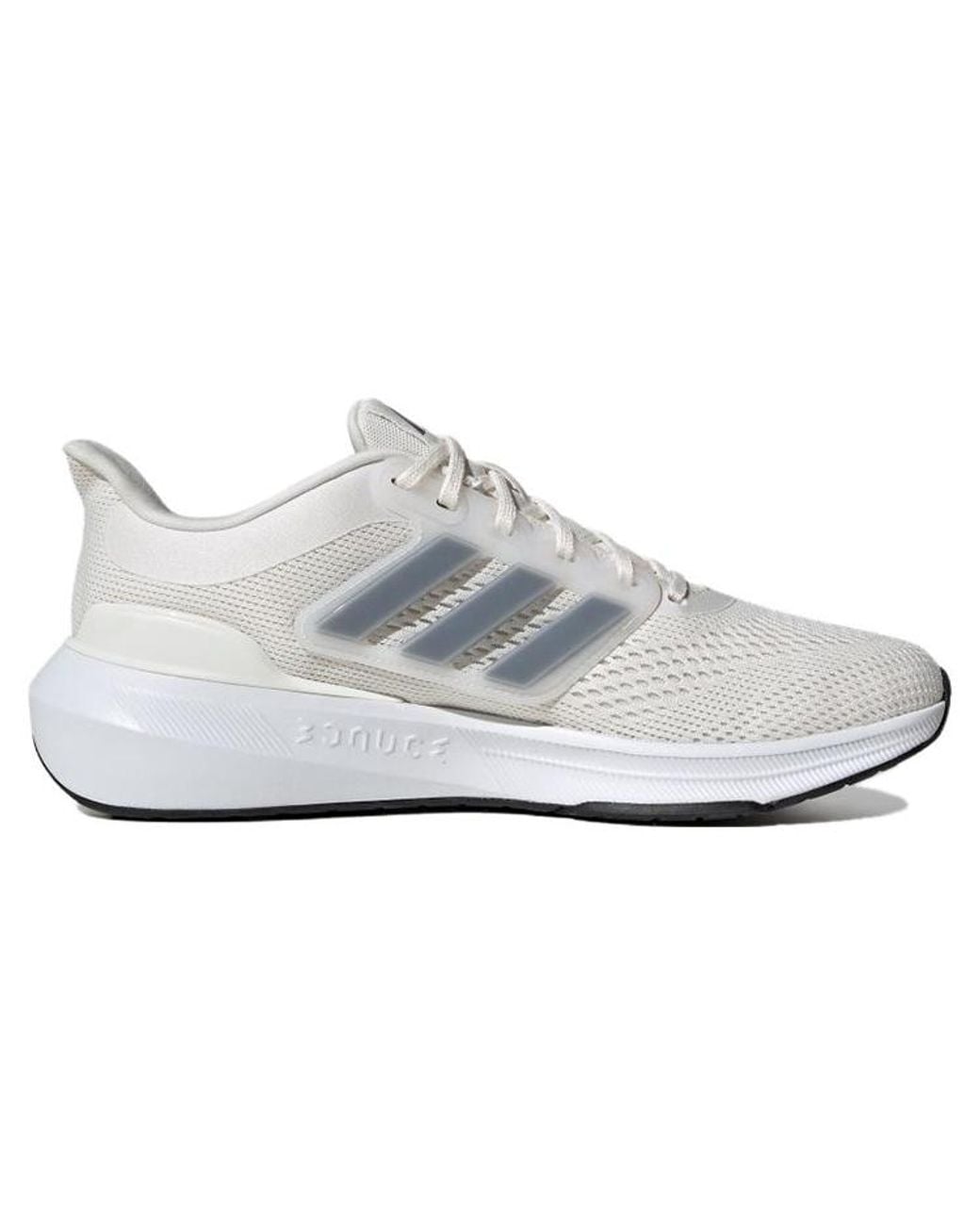 Adidas White Ultrabounce Running Shoes 'Cream Carbon' for men