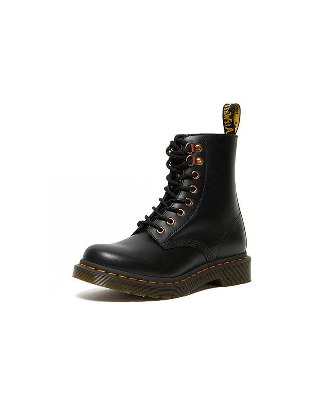 Dr. Martens Black (Wmns) 1460 Pascal Hdw Martin Boots