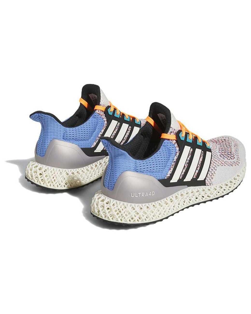 Adidas Blue Ultra 4D Running Shoes 'Chalk Fusion' for men