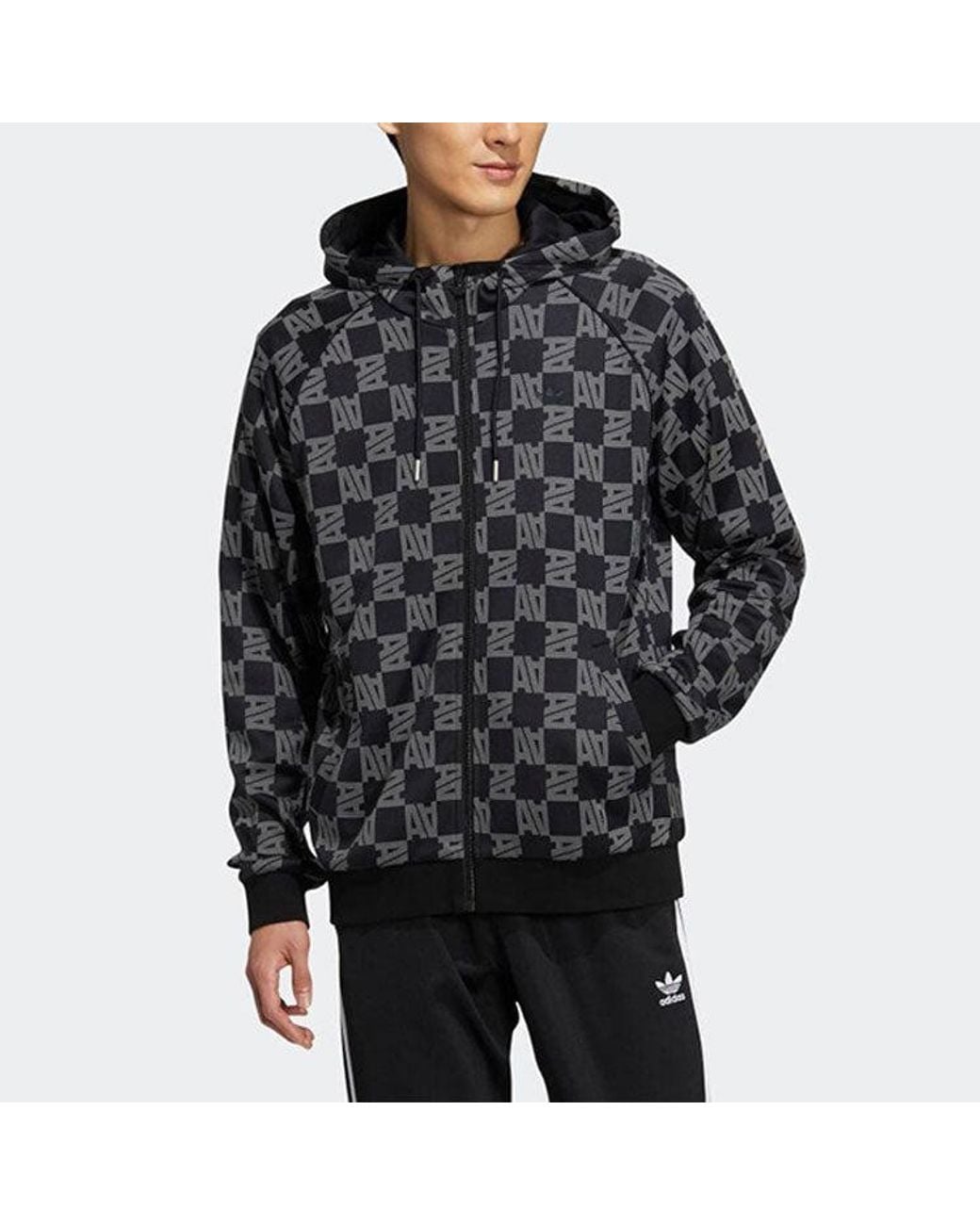 Adidas Black Monogram Jacket