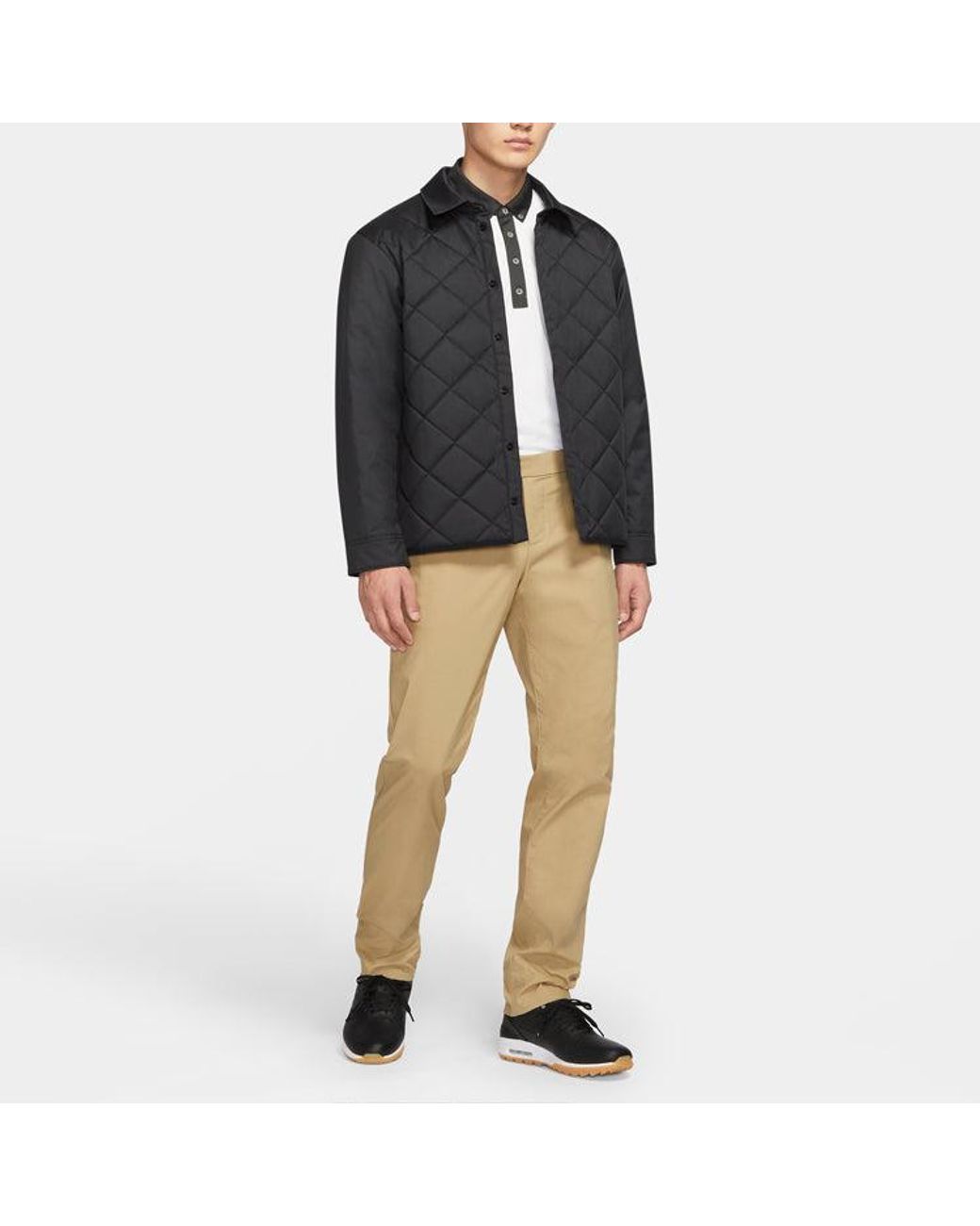 Nike Black Repel Synthetic-Fill Golf Jacket for men