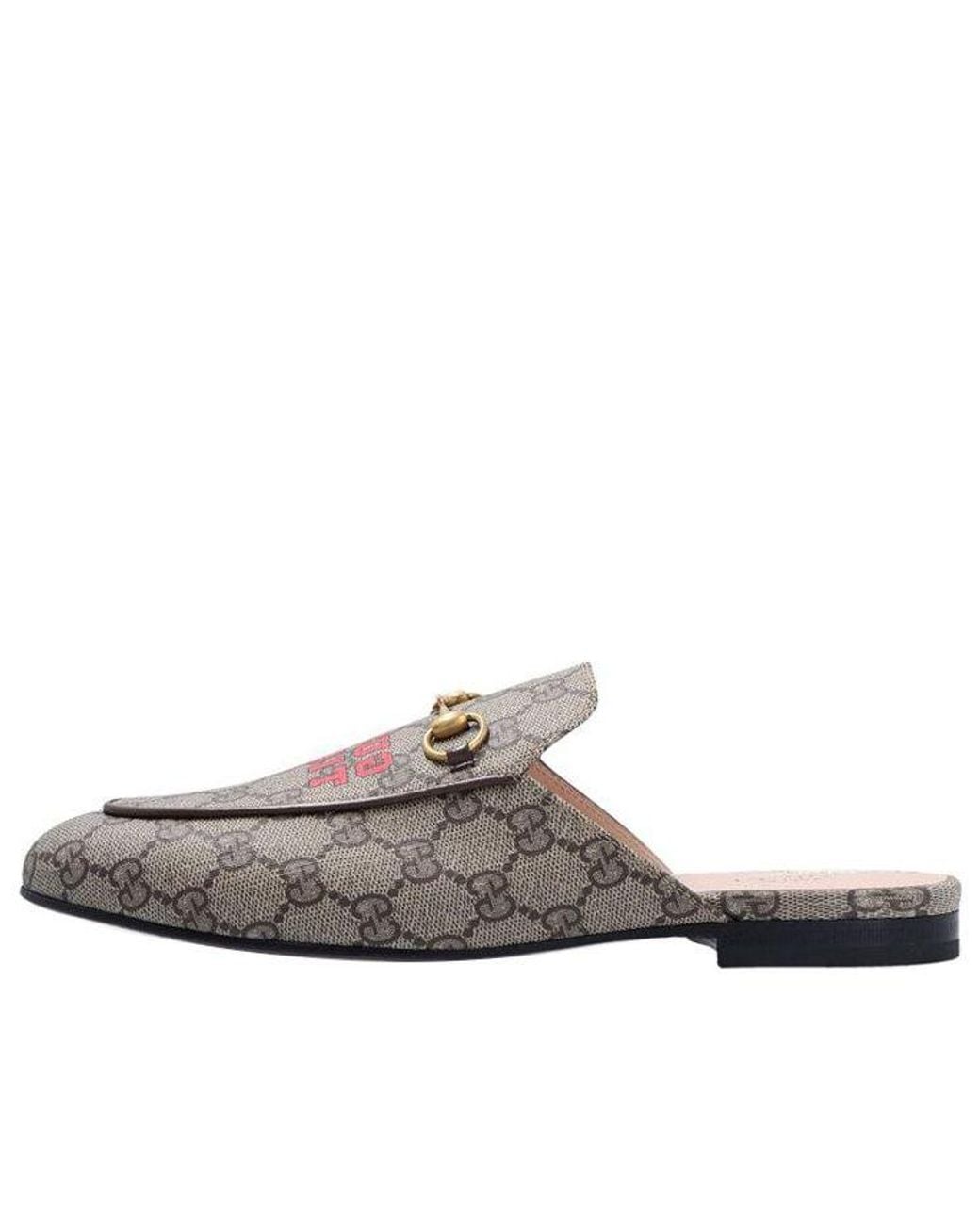 Gucci Brown (Wmns) Princetown Slipper Tiger