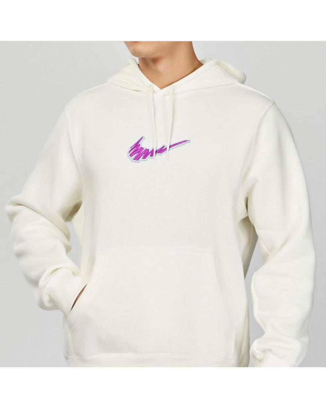 Nike White Embroidered Graffiti Logo for men