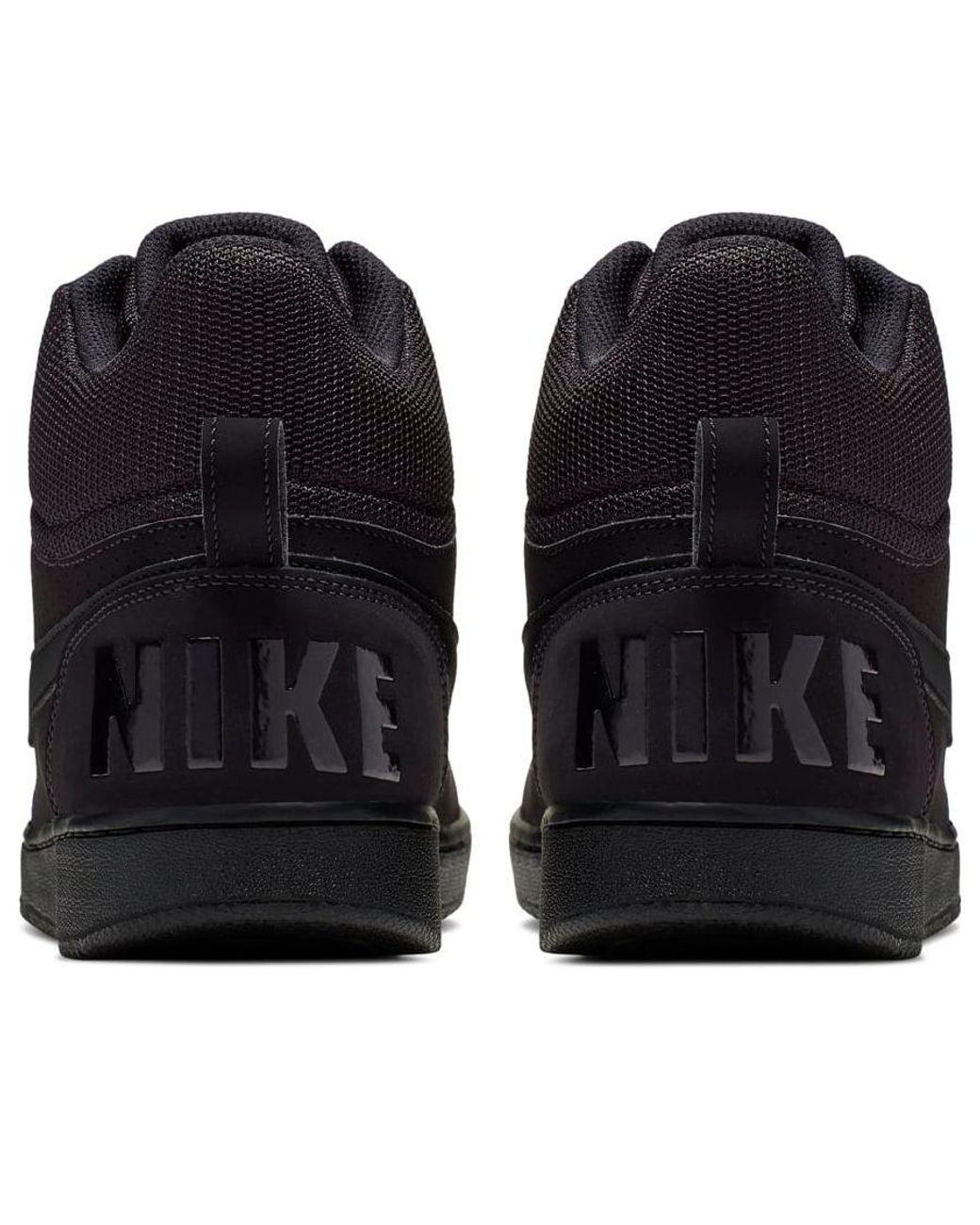 Nike Black Court Borough Mid for men