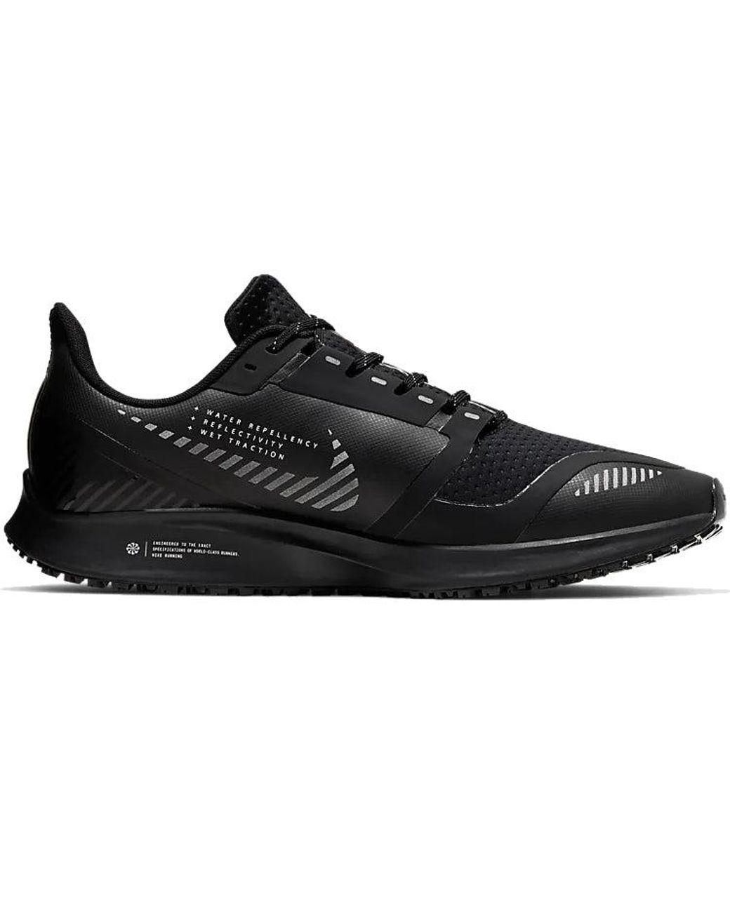 Nike Black Air Zoom Pegasus 36 Shield 'Triple' for men