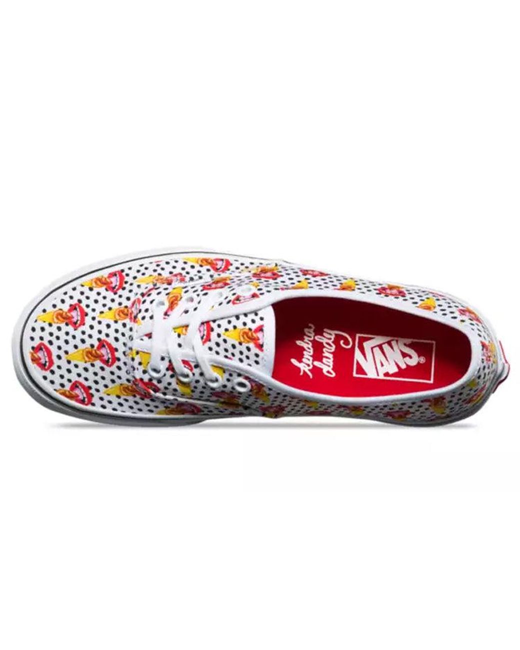 Vans White Kendra Dandy X Authentic 'I Scream For Ice Cream' for men
