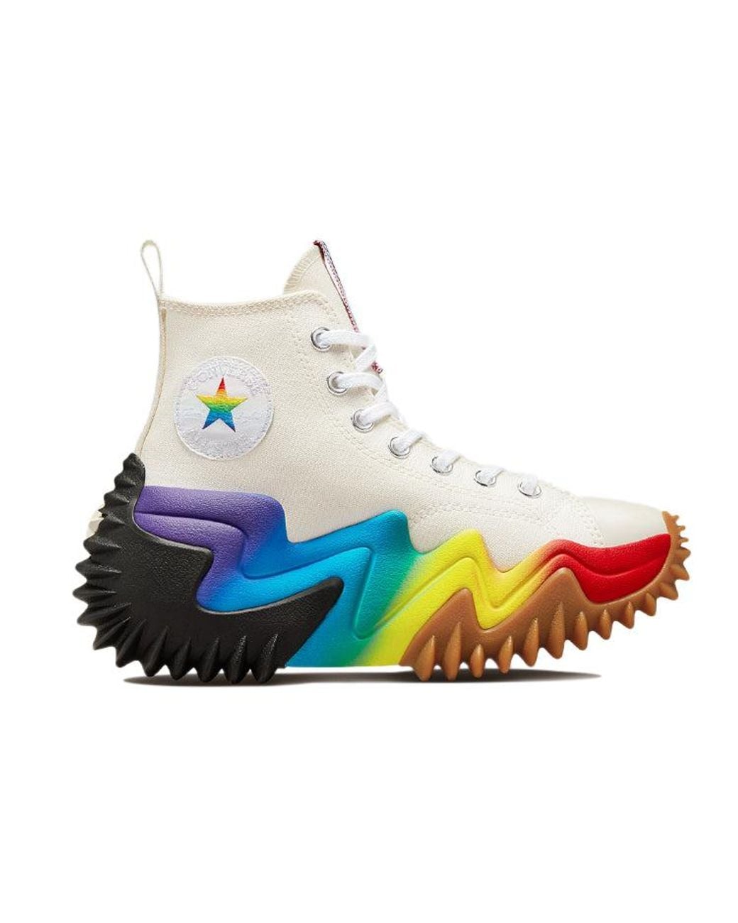 Converse Blue Run Star Motion Platform High for men