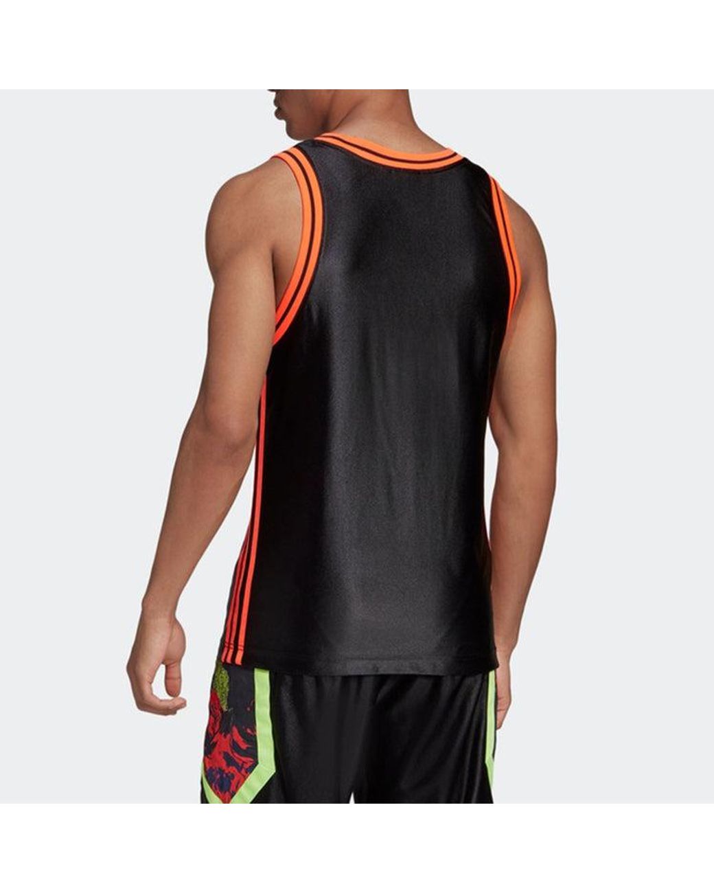 Adidas Black Originals Basketball Vest for men